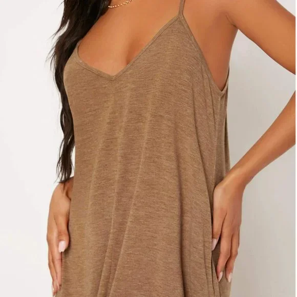 Maxi Cami Dress with Pockets - Picture 4 of 8